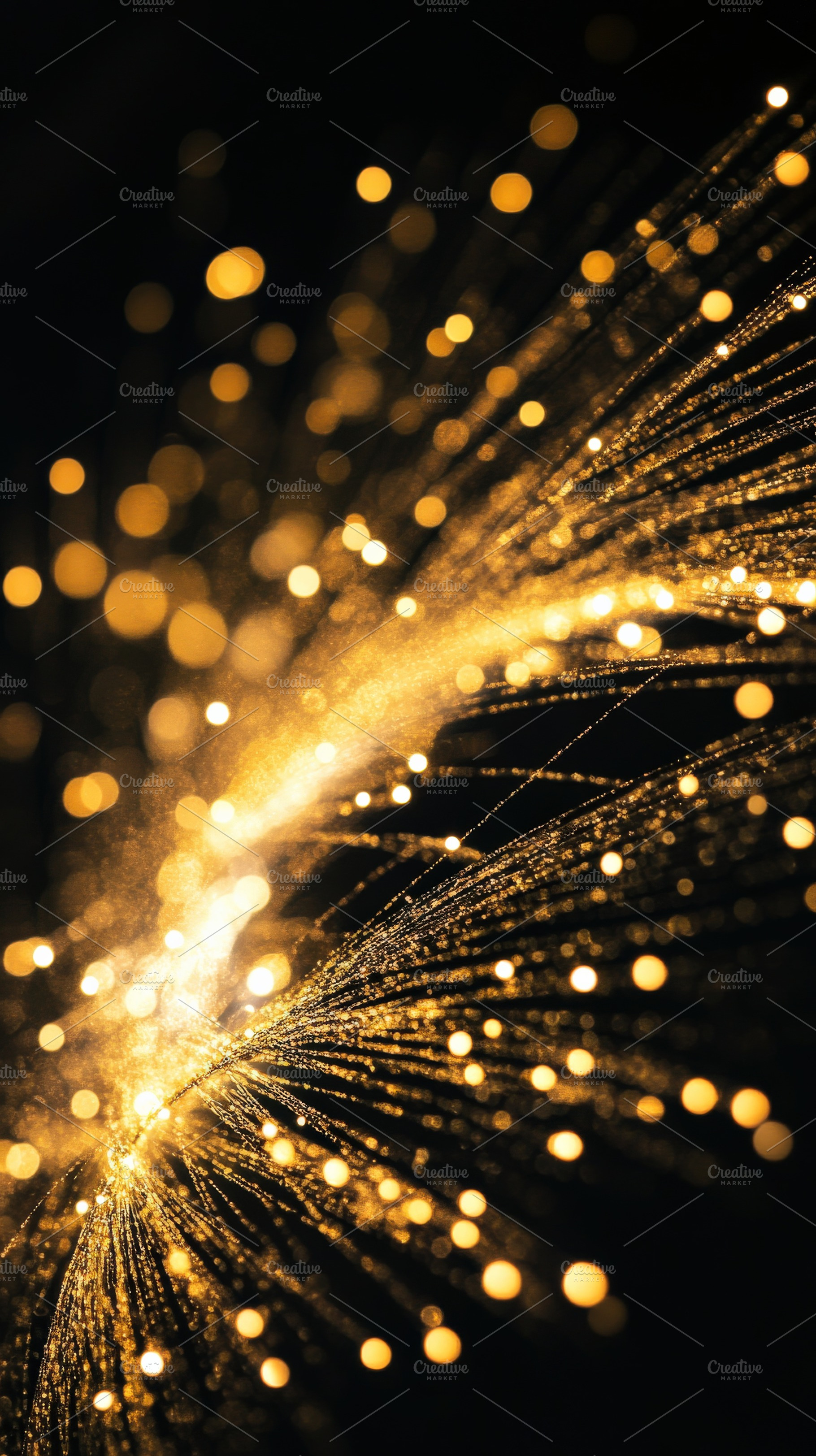 Abstract Golden Light Rays & Sparkle, a Background Photo by Virgo Studio