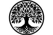Tree of Life Circle SVG Bundle, an Object Graphic by jahid234 (Thumbnail 6 of 13)