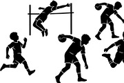 Athletic Action SVG Bundle, an Illustration by Artivon (Thumbnail 14 of 20)