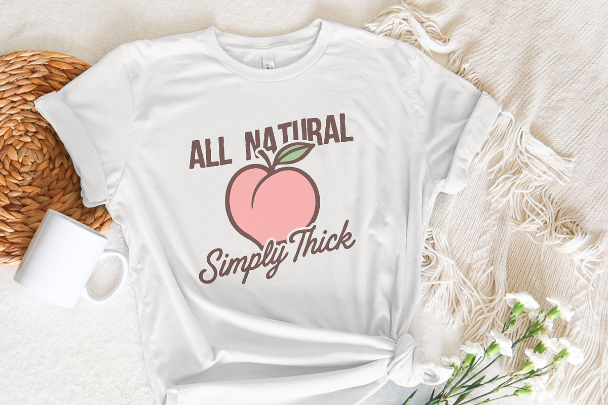 All Natural Simply Thick PNG, Peach, an Illustration by SharpMarketplace (Photo 7 of 9)