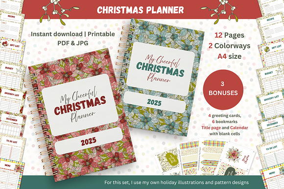 Christmas Planner 2025 Printable preview 8
