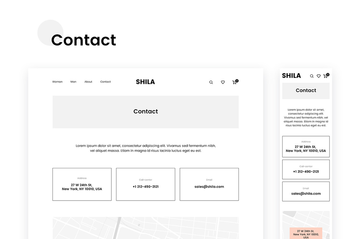 Shila Ecommerce Template, a Websites & App Template by uispot (Photo 9 of 10)