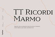 TT Ricordi Marmo, a Serif Font by TypeType (Thumbnail 1 of 15)