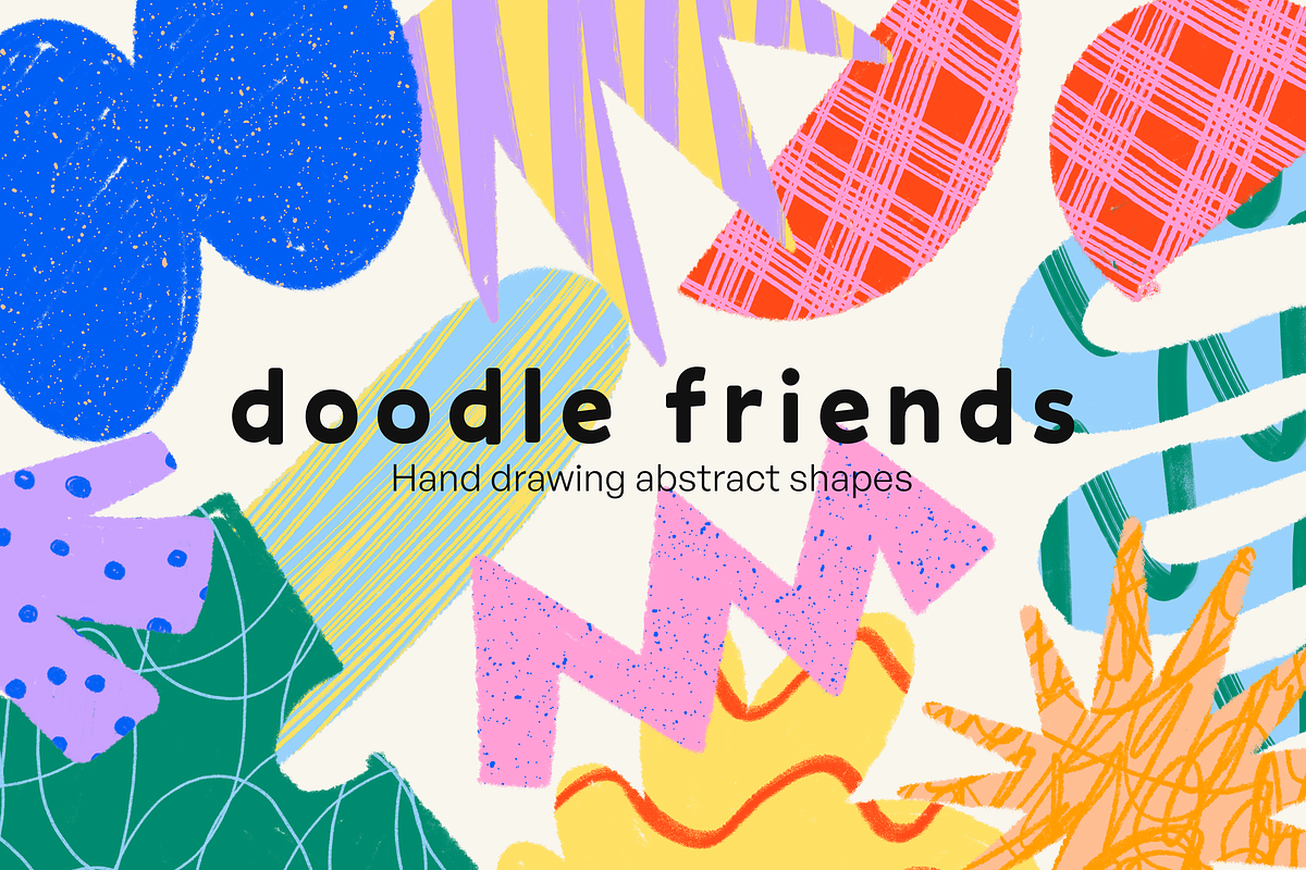Doodle friends, an Object Graphic by Camille Natton (Photo 1 of 5)