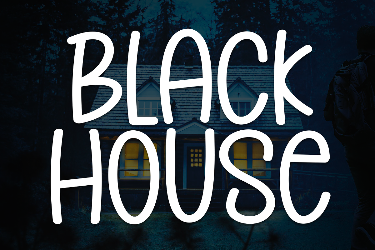 Black House | Script Font, a Script Font by Scratchones (Photo 1 of 8)