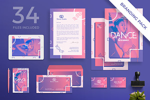 Branding Pack Dance Lessons Studio