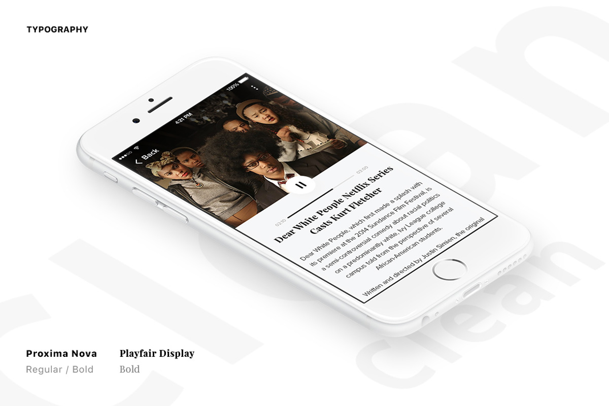 Splay Perfect Movie UI Kit, an UI Kit Template by Design Universe (Photo 5 of 6)