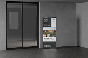 ROLL UP BANNER MOCKUP, an Advertising Mockup by safrizalstudio