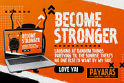 Payaras – Monstrous Typeface, a Handwritten Font by Almarkhatype (Thumbnail 4 of 8)