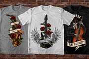 100 T-shirt Designs Bundle, an Illustration by Harry Kasyanov (Thumbnail 15 of 37)