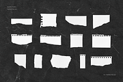 90 White Torn Ripped Paper Pieces, a Texture Graphic by Ksuview (Thumbnail 7 of 10)
