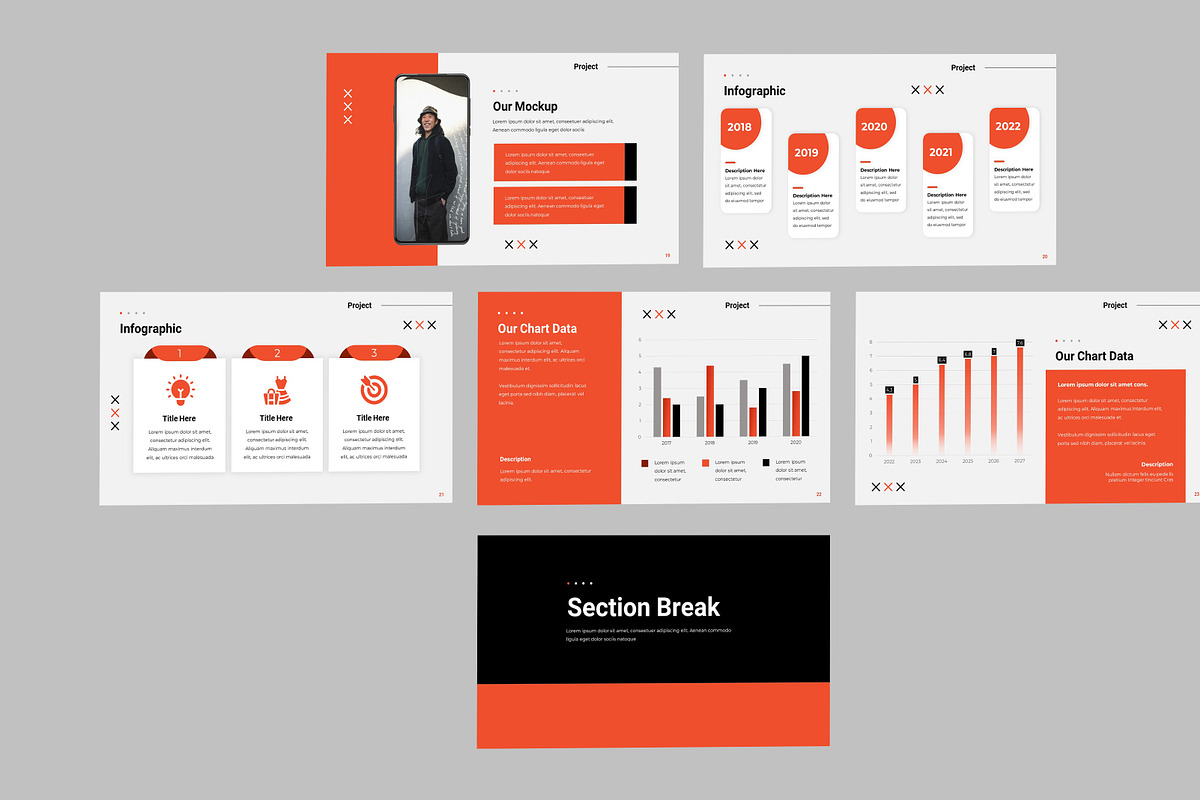 Slab Style PPT Template Design, a Presentation Template by Recreative (Photo 5 of 6)