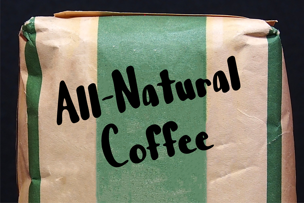 Shot of Coffee Font preview 2
