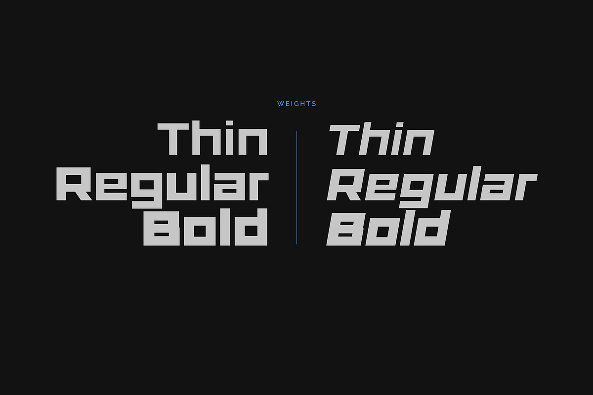 CyberCore Geometric Font, a Sans Serif Font by artyway (Photo 3 of 6)