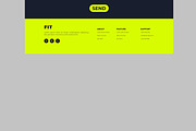 Fitness Website Landing Page, an UI Kit Template by CreativeShaper (Thumbnail 6 of 6)