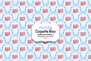 Preppy American Flag Seamless File, a Pattern Graphic by KisbyArt