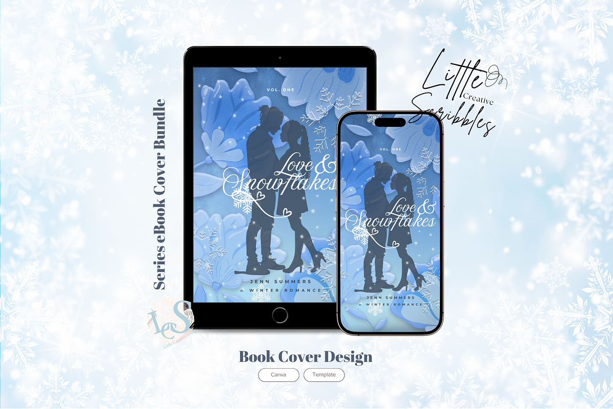 Premade Series Book Cover Design Set, a Print Template by Little Creative Scribbles (Photo 1 of 5)