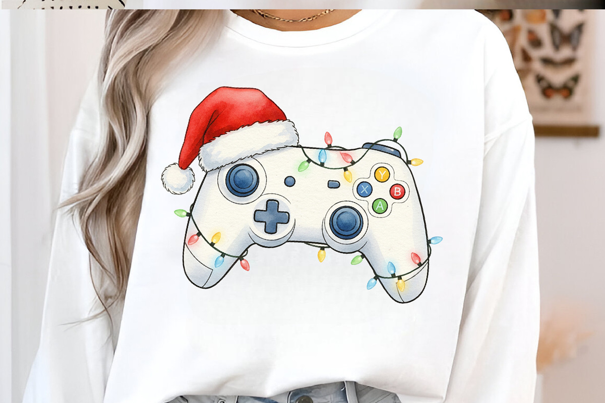 Video Game Controller Christmas PNG, an Illustration by SinaCreation (Photo 6 of 7)