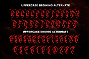 Firehell, a Blackletter Font by zamjumps (Thumbnail 9 of 11)
