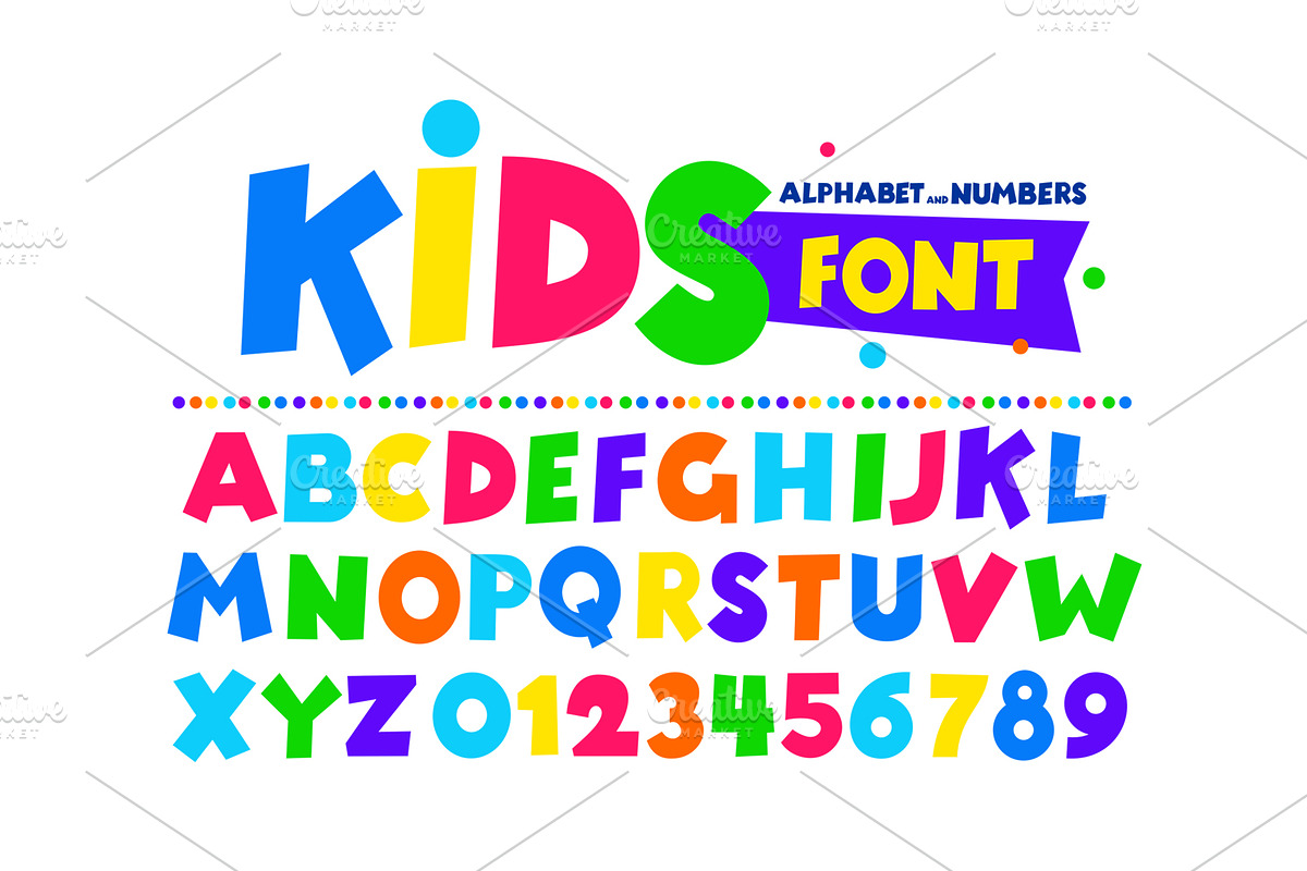 Kids Font otf preview 6
