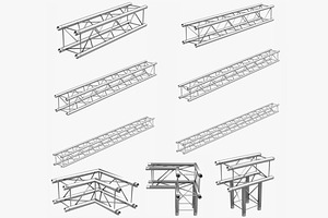 Light Duty Square Truss-9 PCS Modul