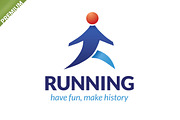 Running Logo, a Branding & Logo Template by Web Design Label (Thumbnail 1 of 5)