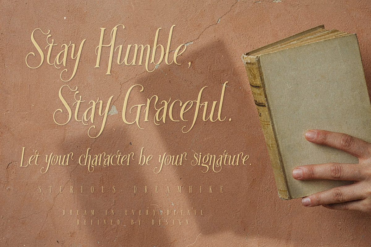Sterious Dream - Timeless font Trio, a Handwritten Font by HypeWorksCo (Photo 11 of 42)