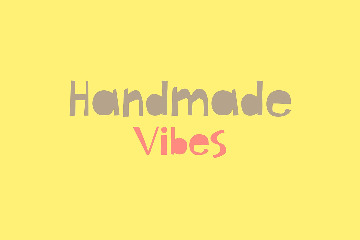 Cute Papercut Decorative Font, a Handwritten Font by Graphic Spirit (Photo 3 of 8)
