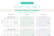 TIME MANAGEMENT_WEEKLY Planner Set, a Stationery Template by GoodNess Graphics (Thumbnail 4 of 8)