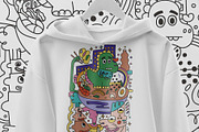Fast Food Doodles. Vector and raster, a Food Illustration by Oliana Moroz (Thumbnail 3 of 25)