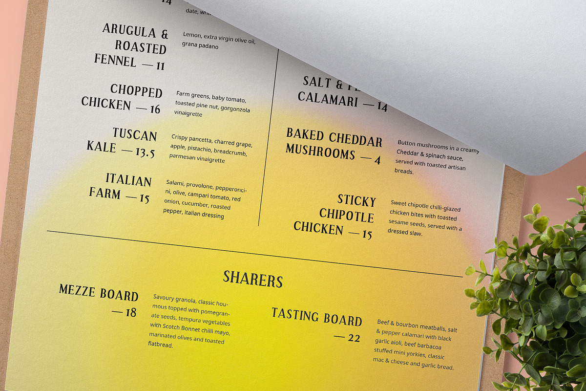 Restaurant Menu Design, a Brochure Template by BigWeek (Photo 3 of 4)