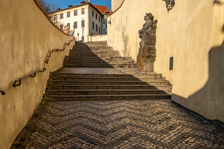 Prague Castle in the spring morning sun, a Holiday Photo by PhotoVision Pavel Rezac