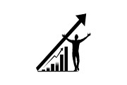 50 Business Growth Success Icons Bun, an Illustration by Designer_Momina (Thumbnail 8 of 51)