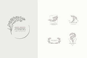 76 Floral Premade Logos