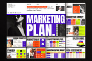 Marketing Plan Presentation Template, a Presentation Template by E-Type (Thumbnail 1 of 5)