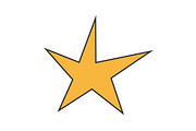 Irregular star shape icons, an Object Graphic by Elena Pimukova (Thumbnail 8 of 16)