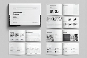 Sponsorship Proposal Landscape, a Brochure Template by E-Type