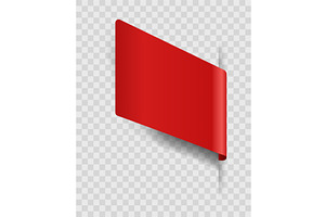 Corner or ribbons icon, an Object Illustration by Things for designers