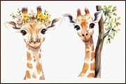 Cute Baby Giraffe Clipart - Giraffe, an Illustration by Sublimation Artist (Thumbnail 3 of 6)