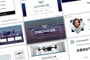 Droneox - Drone PowerPoint, a Presentation Template by Raseuki (Thumbnail 1 of 6)