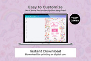 Unicorn Birthday Invitation, an Invitation Template by M9 Design (Thumbnail 3 of 4)