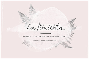 La Pimienta., a Script Font by BlueRobinDesignShop