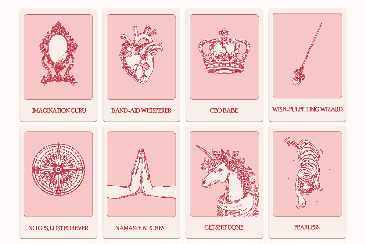 Not Tarot. Cards & Clipart, an Object Graphic by Purple (Photo 11 of 14)