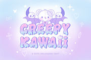 Creepy Kawaii Font, a Handwritten Font by Babymimiart (Thumbnail 1 of 9)