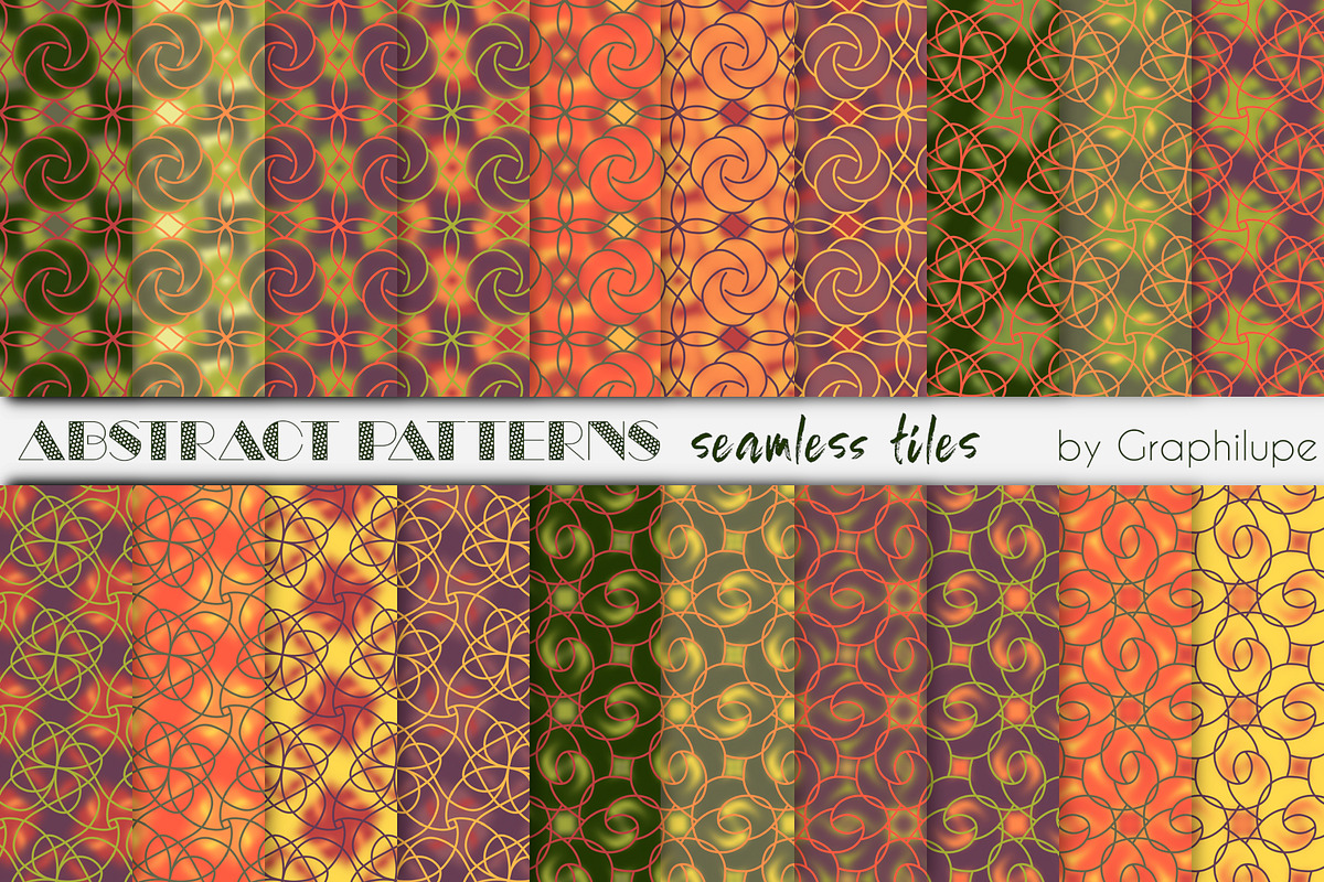 Abstract Patterns Vol. 1.2 - Autumn, a Pattern Graphic by Graphilupe (Photo 2 of 6)
