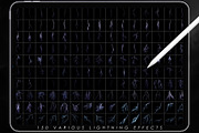 150 Lightning Procreate Brushes, a Brush Add-On by ArtistMef (Thumbnail 2 of 8)