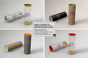 180mm Cylinder Tube Packaging Mockup, a Cups & Container Mockup by INCDesign (Thumbnail 7 of 12)