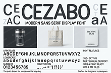 Cezabo | Elegant Serif Typeface