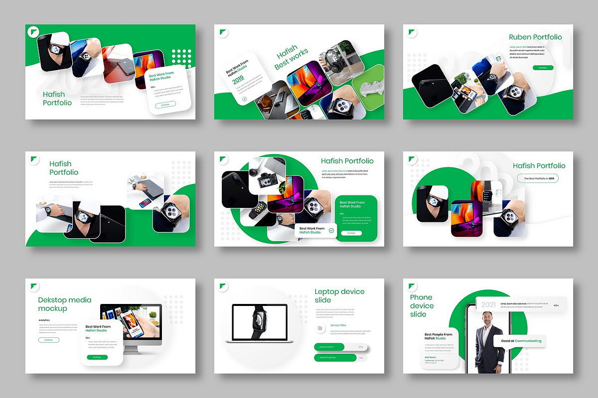 Hafish - Business Google Slide, a Presentation Template by Dens Creative Studio (Photo 4 of 6)