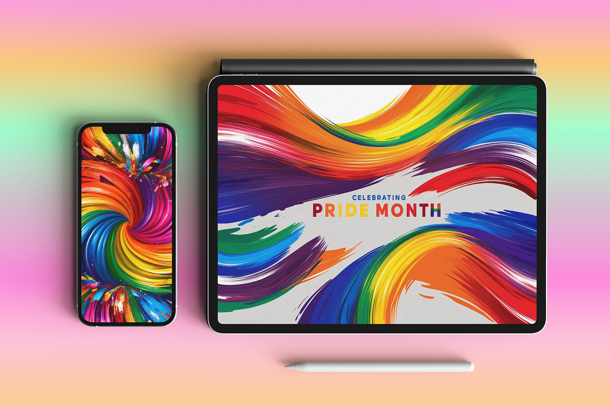 Pride Month Background, a Background Graphic by Forhadx5 (Photo 11 of 12)